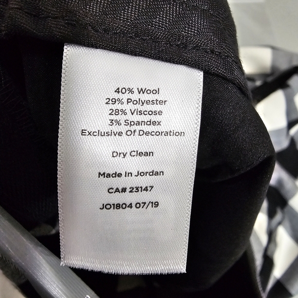 Talbots Plus Size Exclusive Hampshire Ankle Pants - Buffalo Check women's 16 new - Picture 6 of 9